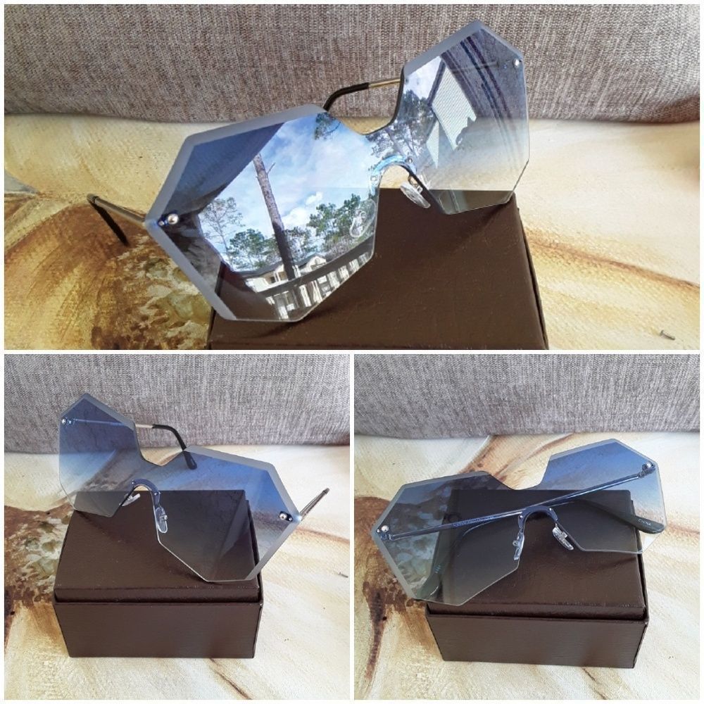 BRAND NEW 2019 PENTAGON CLEAR SHAPE SUNGLASSES